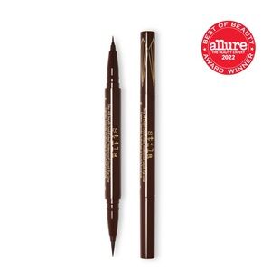 Stila Dual-Ended Liquid Eyeliner in Deep Brown